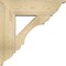 Ekena Millwork Olympic Traditional Rough Sawn Bracket w/ Offset Brace, Douglas Fir, 8"W x 26"D x 26"H BKT0806X26X26OLY01RDF - alternate 3